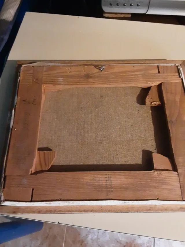 Cuadro pequeño óleo paisaje