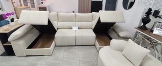 Sofá Cama Chaise Longue 335cm con Arcón