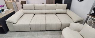 Sofá Cama Chaise Longue 335cm con Arcón