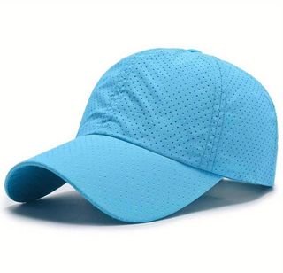 Gorra Béisbol Blanca Perforada