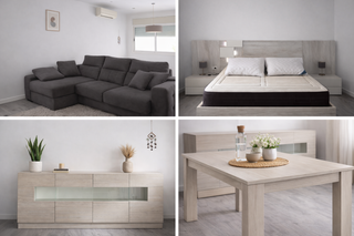 Pack Muebles Salón: Mueble TV y Estantería
