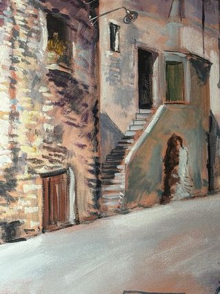 Cuadro abstracto acrílico