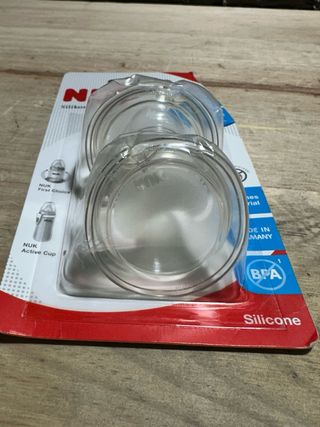 NUK 2 boquillas de silicona 6-18 meses