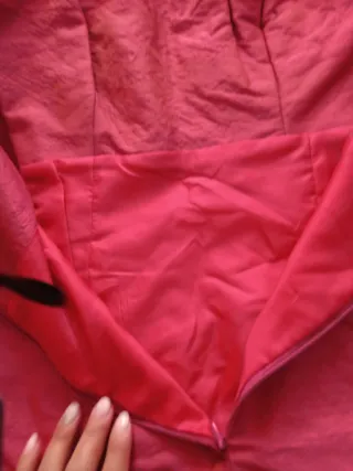 Vestido fiesta rosa T.36/38. Rosa cobre.