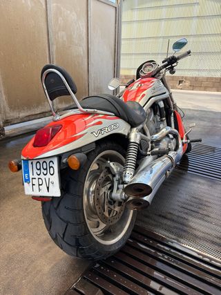 Harley Davidson V-Rod Naranja/Plata