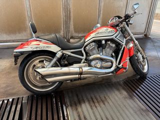 Harley Davidson V-Rod Naranja/Plata