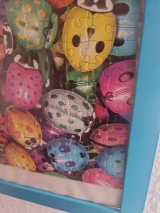 Puzzle Mariquitas con Marco Azul