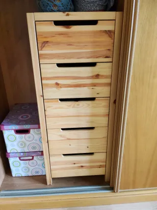 Cajonera de madera 6 cajones