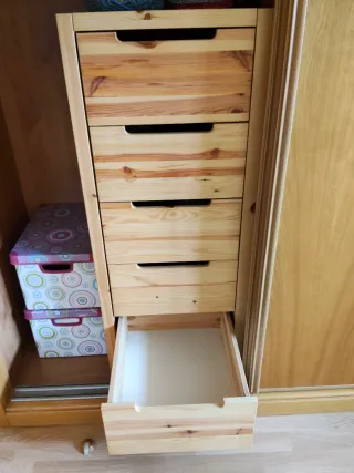 Cajonera de madera 6 cajones