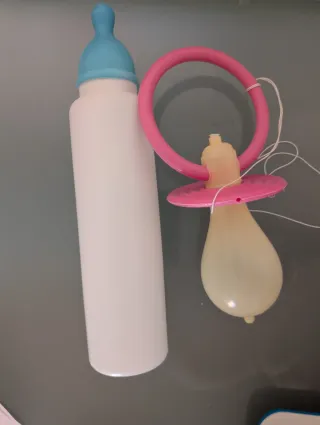 Biberón y Chupete Gigante Disfraz Carnaval