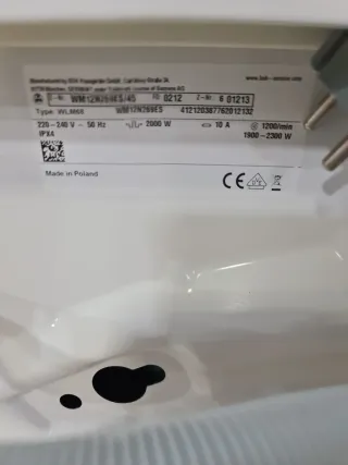 Lavadora Siemens A+++