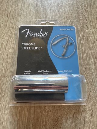 Fender FCSS1 Chrome Steel Slide 1