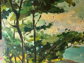 Cuadro Óleo Paisaje Marino