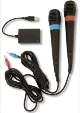 Micrófonos PS2/PS3 con adaptador USB