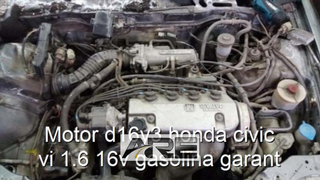 motor D16Y3 Honda Civic 1.6 gasolina 115cv