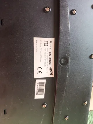 Teclado de ordenador negro