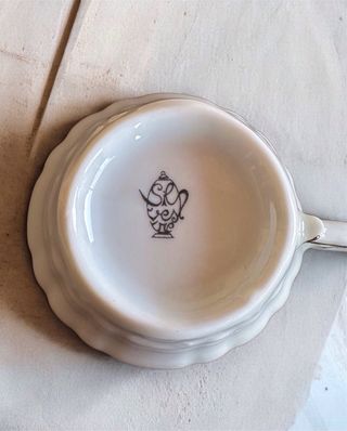 Juego de té porcelana francesa vintage
