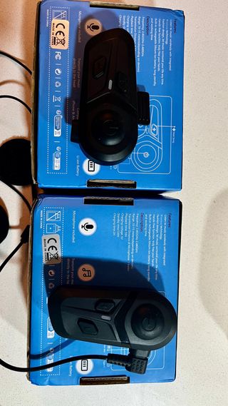 Intercomunicador Casco Moto Bluetooth. 2 unidades