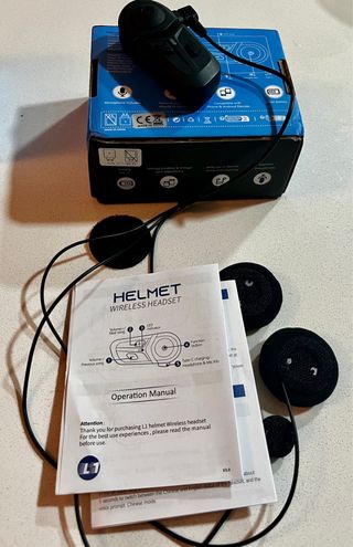 Intercomunicador Casco Moto Bluetooth. 2 unidades