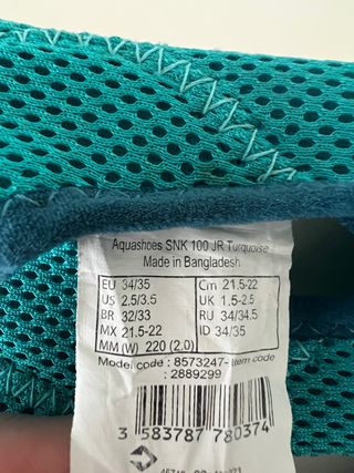 Calze acqua bambini Tribor T. 34/35