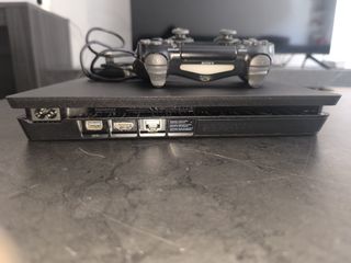 Ps4 Slim Negra + Mando y Cable