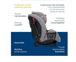 Silla coche Joie gris