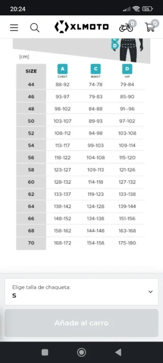 Chaqueta Richa Daytona Negra