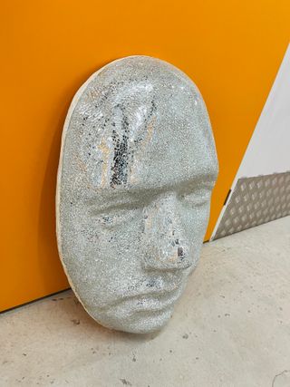 Escultura Rostro Mosaico Espejo - Arte Moderno