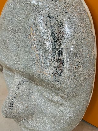 Escultura Rostro Mosaico Espejo - Arte Moderno