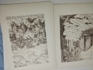 30 Litografie Don Chisciotte 48x34 cm