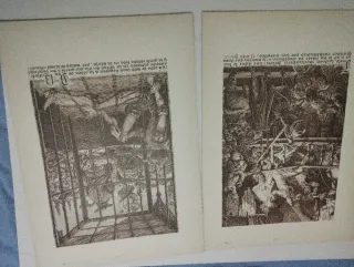 30 Litografie Don Chisciotte 48x34 cm