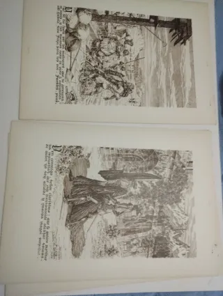 30 Litografie Don Chisciotte 48x34 cm