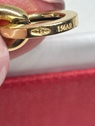 Ciondolo lettera M oro