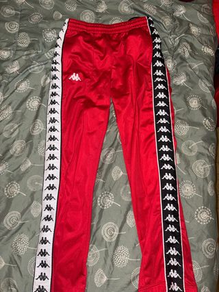 Pantalón de chándal Kappa rojo