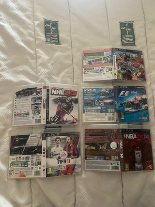 Pack 5 Juegos PS3: FIFA 11, NBA 2K14, F1 2012, NHL