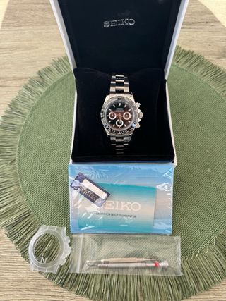 Seiko Daytona Black Panda 39 mm