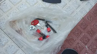 Baúl Shad SH47 Negro/Rojo