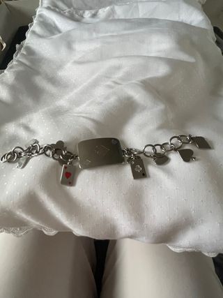Pulsera Tous Acero Corazones y Naipes