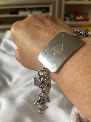 Pulsera Tous Acero Corazones y Naipes
