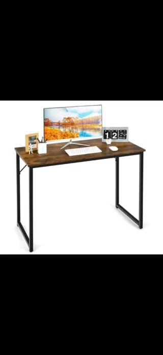 Escritorio madera y metal