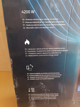 Estufa de gas Cecotec Readywarm 4500