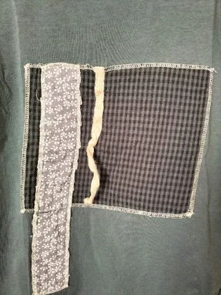 Camiseta Ian Mosh verde y gris