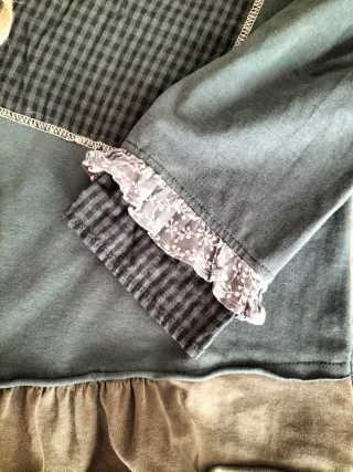 Camiseta Ian Mosh verde y gris