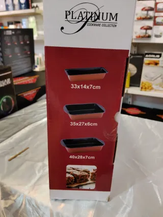 Set 3 moldes para hornear Playdium