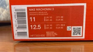 Botas Boxeo Nike Machomai 3 Rojas