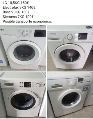 Lavadoras Varias