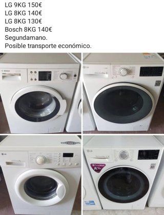 Lavadoras Varias