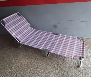 Tumbona Aluminio Plegable 3 Posiciones