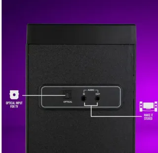 Torre de Sonido Bluetooth NGS 2.1 Negra