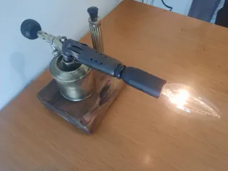 Lámpara Soplete Antigua laton